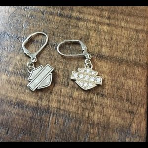 Harley Davidson.925 earrings dangle